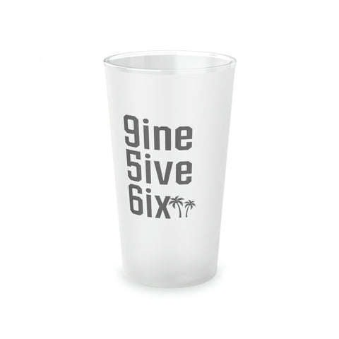 9ine 5ive 6ix Frosted Pint Glass