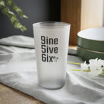 9ine 5ive 6ix Frosted Pint Glass
